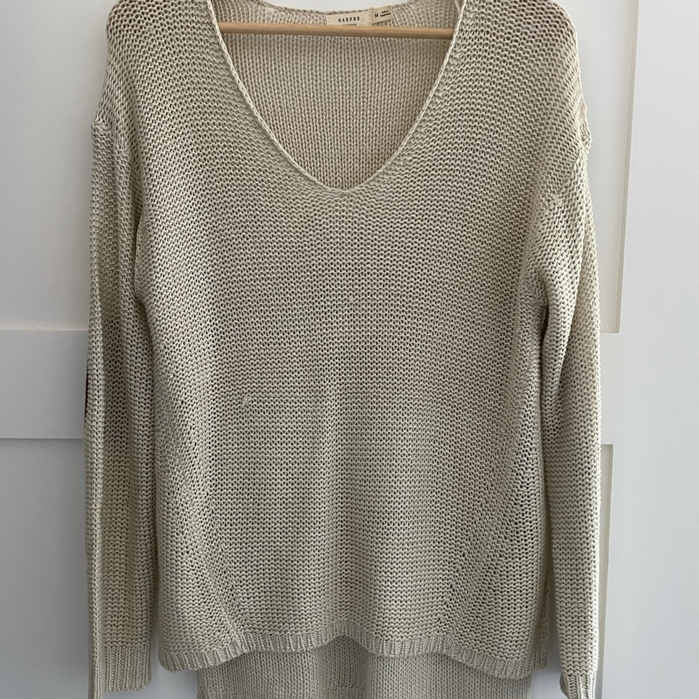 Francesca’s knit beige sweater